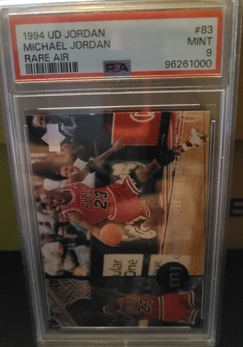 Michael Jordan Chicago Bulls 1994 Upper Deck Rare Air Card #83 PSA 9 Mint