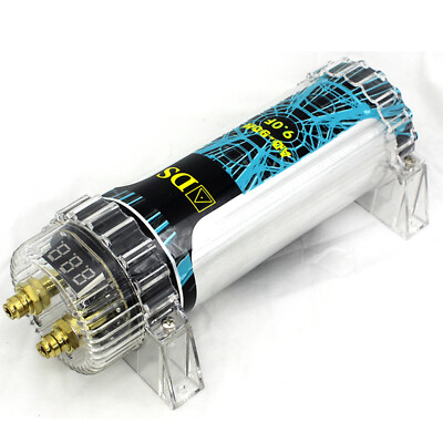 9.0 Farad Capacitor Car Audio Digital Voltage Power Amplifier Modified w/LED