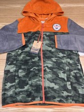 Boys Camo Hoodie Sweatshirt Jacket Hunting Fishing Camp XL Weatherproof Fleeced