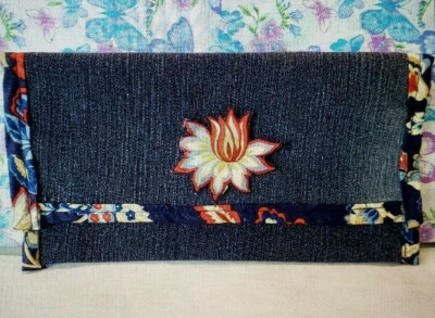 HANDCRAFTED WOMANS LONG WALLET by Dianna - 5 X 9 - NEW!