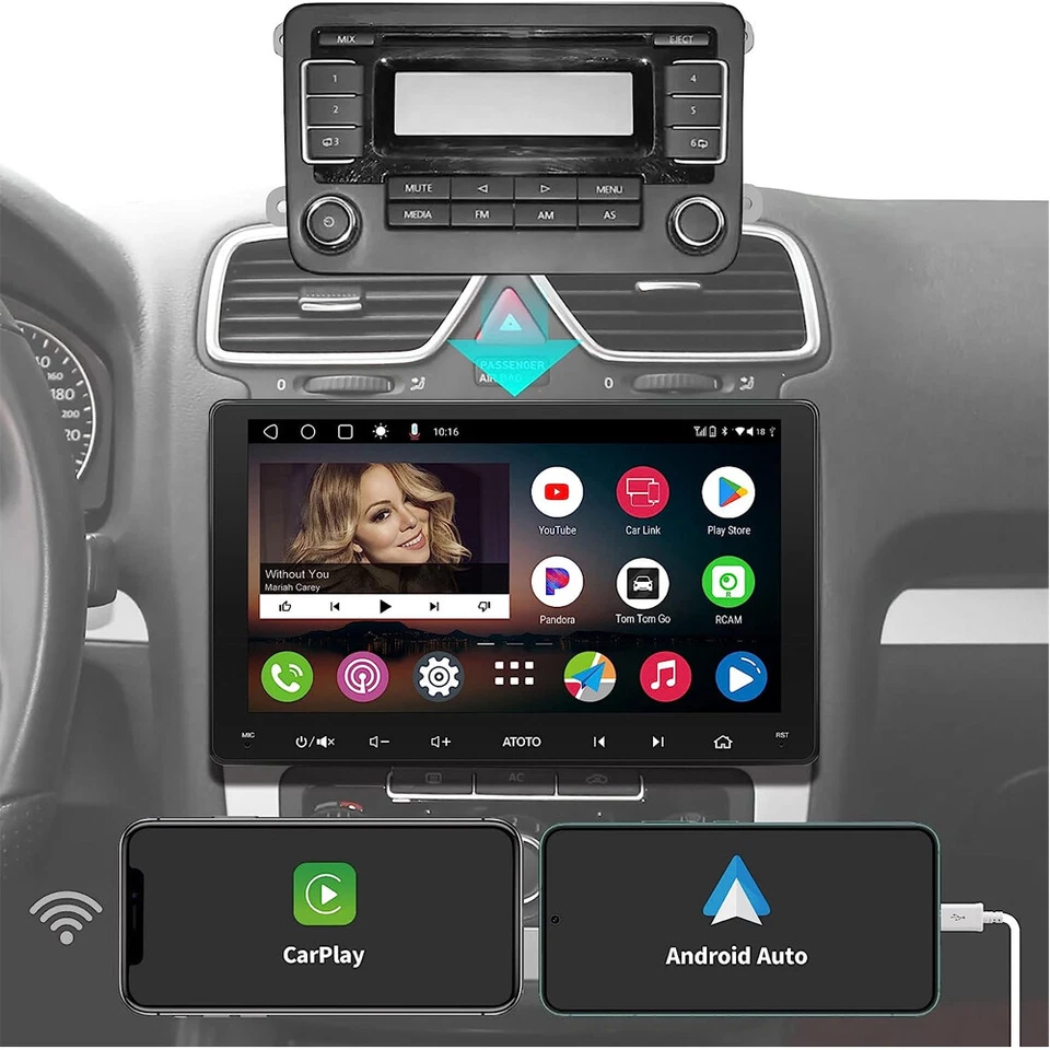 ATOTO A6 9 Zoll Für Skoda VW Volkswagen Golf Jetta Android Autoradio GPS Navi BT - Bild 2 von 4