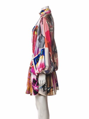 knee length dresses for ladies ZIMMERMANN Star Print Mini Dress