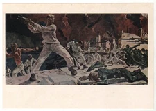 1973 WW2 Military War DEFENSE OF SEVASTOPOL Sailors NAVY OLD Russian Postcard