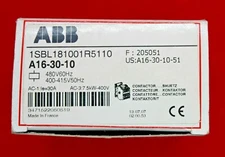 ABB CONTACTOR A16-30-10 1SBL18100R5110       ***NEW***
