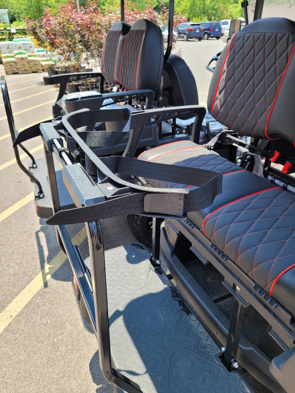 Coleman (Kandi) Golf Cart Golf Bag Holder Fits Directly On OEM Rear