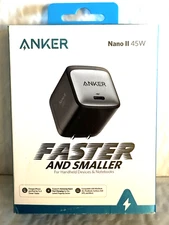 Anker -Nano II 45W PPS USB-C Fast Wall Charger w/GaN for Samsung Galaxy & iPhone