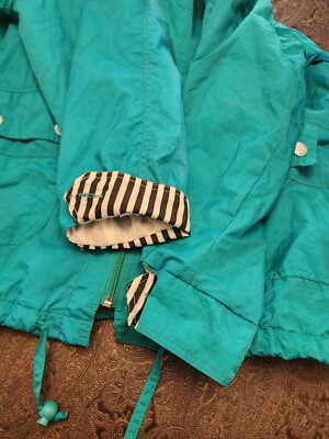 Vintage Women's L Turquoise Jacket / Windbreaker. Bronton