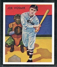 1934-36 Diamond Stars Reprints - #8 - Joe Vosmik - Cleveland Indians