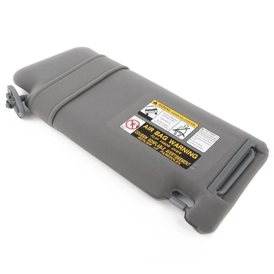 Med Gray Driver Side Sun Visor For Toyota Tacoma 2005-2015 w/Mirror 7432004101B0 - Imagem 4 de 4