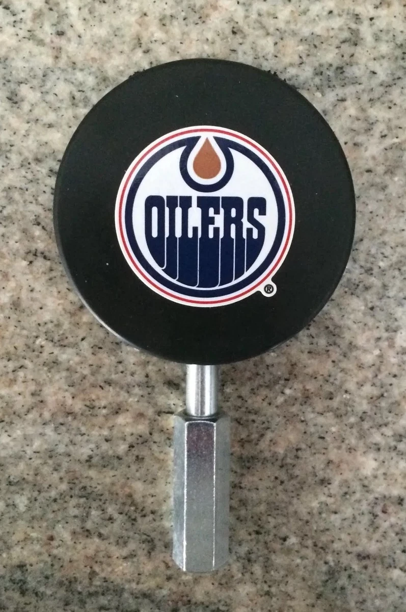 Edmonton Oilers Hockey Puck Beer Tap Handle Display 海外 即決