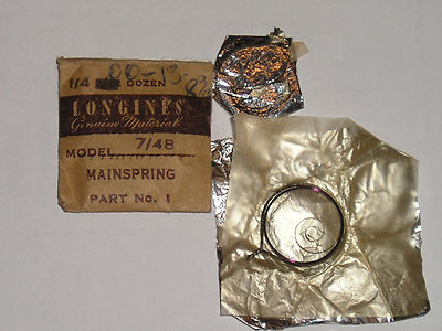 Ressort De Barillet Venus Pour Calibre 81/91 - Référence 145G25, NOS (neuf Vieux Stock)