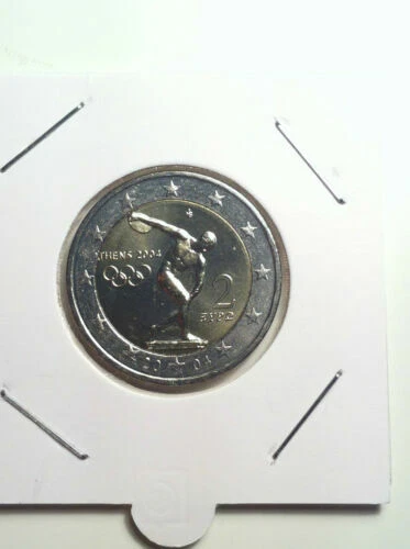 Pièces euro de la Grèce pour 2 Euro année 2004
