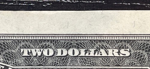 1976 $2 ERROR NOTE SEE PICSš„Green Ink Splatter š„Misalignmentš„High Green Stamp - Picture 18 of 24