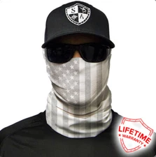 SA Salt Armour  $9.99 GET 2 Mask  WHITEOUT AMERICAN FLAG Face Mask Bandana 