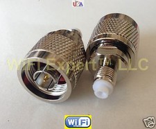 Adapter N male TYPE plug to FME Female Jack RF Connector Converter Ships from US