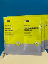 3 Devacurl No Poo Original Zero Lather Cleanser & One Conditioner Original  1oz