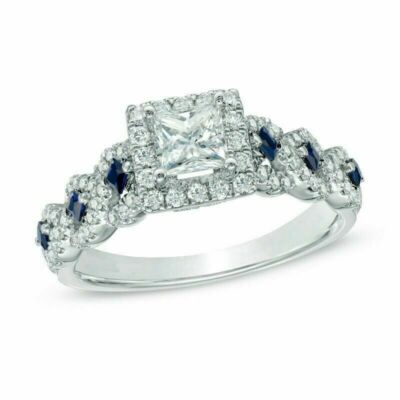 Vera Wang Zales White Sapphire Engagement Rings Vera Wang