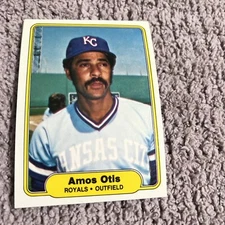 1982 Fleer #419 Amos Otis Kansas City Royals