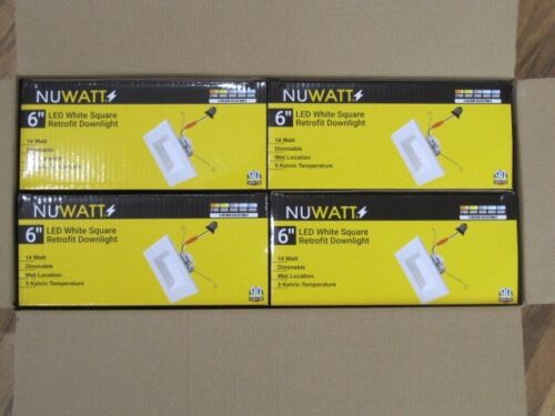 4 Stück, 5/6 Zoll Retrofit LED Quadrat Einbauleuchten, 5CCT 2700K/3000K/3500... - Bild 3 von 13