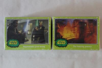 2015 TOPPS STAR WARS JOURNEY TO THE FORCE AWAKENS GREEN PARALLEL 110 CARD SET