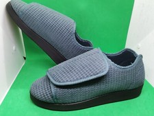 Silverts Wide Strap Comfort Slipper Shoes Mens Size 10/ Women's 12 Blue SV55105