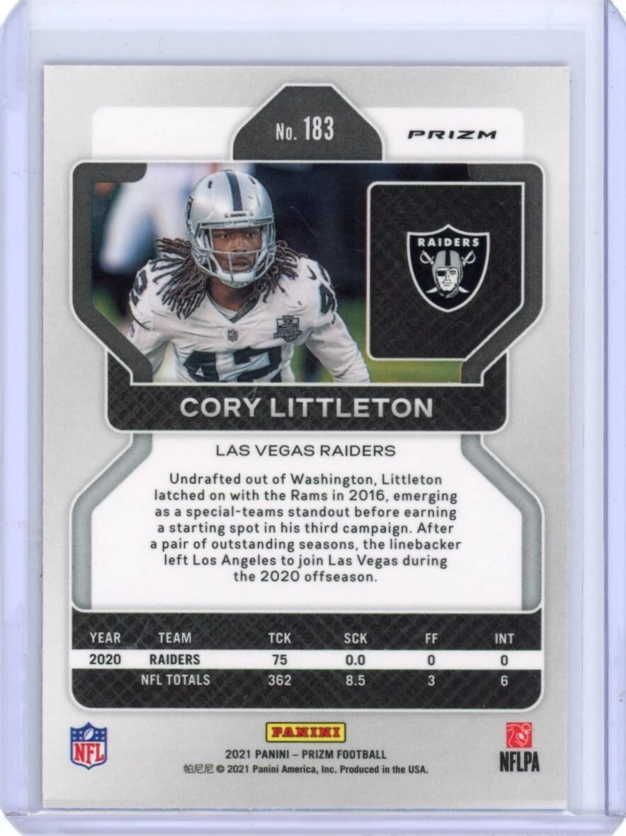 Cory littleton cheap jersey raiders