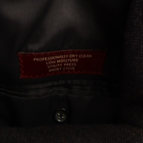Jos A Bank Sakko XL grau Fensterscheibe Fischgrät Karo Alpaka Wolle Blazer 46R - Bild 9 von 18
