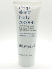 This Works Deep Beauty Sleep Body Cocoon Bedtime Lotion - 3.3 oz Sealed $40 MSRP