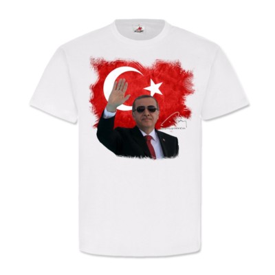 Recep Tayyip Erdogan Turkey Türkiye President Flag Home Election T Shirt #20772