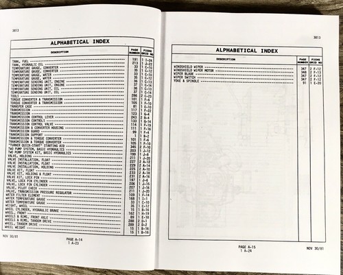Galion T500C Motor Grader Service Parts Operators Manual Set Repair 07995-10739 - Picture 13 of 24