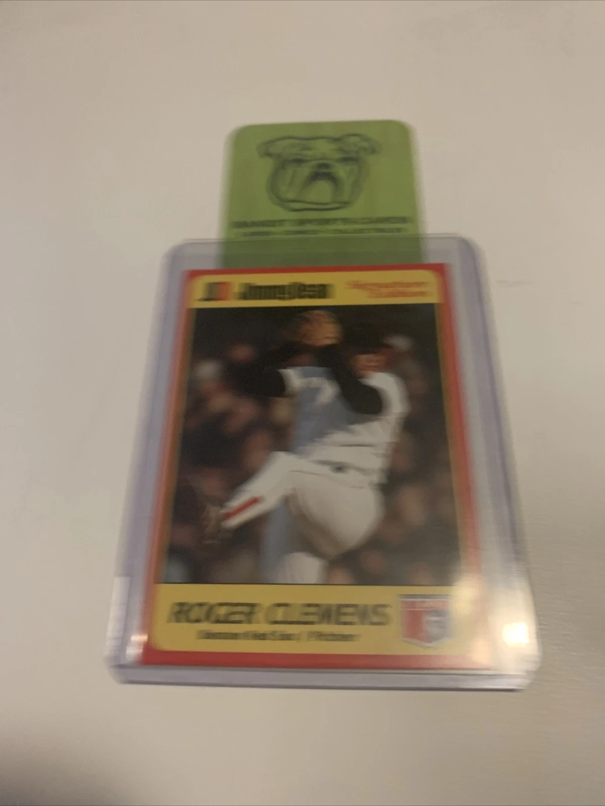 1991 Jimmy Dean Baseball Card #18 Roger Clemens