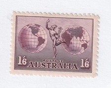 AUSTRALIA # C4 VF-MNH 1/6d AIRMAIL CAT VALUE $130.00 (AUST22)