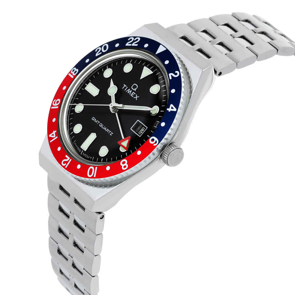 Timex Q Timex Quartz Black Dial Men's Watch TW2V38000 NEW NO