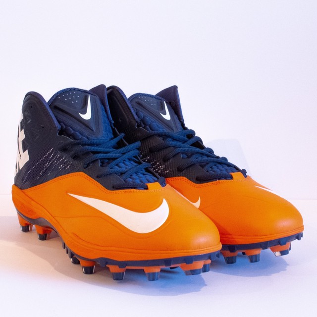 Nike Zoom Code Elite TD Mens Football Cleats 620499-410 Sz 14 Orange Blue | eBay