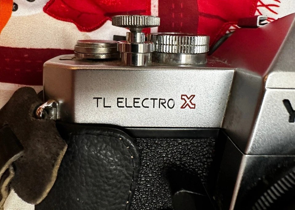 YASHICA TL ELECTRO X SLR камеры с 50 мм F1.7 объектив - не проверено с чехлом и ремнем - Изображение 4 из 4
