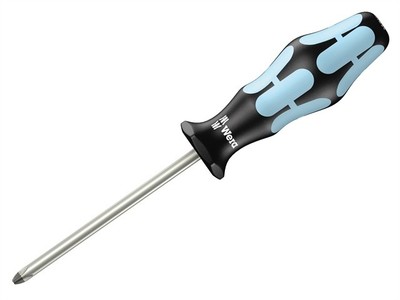 Wera 032020 Kraftform Edelstahl Kreuzschlitzschraubendreher PH0 x 60 mm