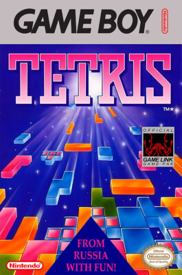 Tetris BOX ART Nintendo Game Boy Premium POSTER MADE IN USA