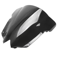 ABS Smoke Black Double Bubble Windscreen Windshield for 2008-2016 Yamaha YZF R6