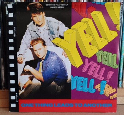 (39) Yell! - One Thing Leads To Another 7'' poster sleeve