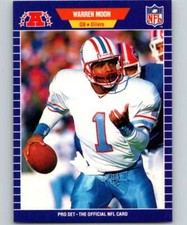 WARREN MOON 1989 PRO SET #149 OILERS   (BOX 43) ID:14045