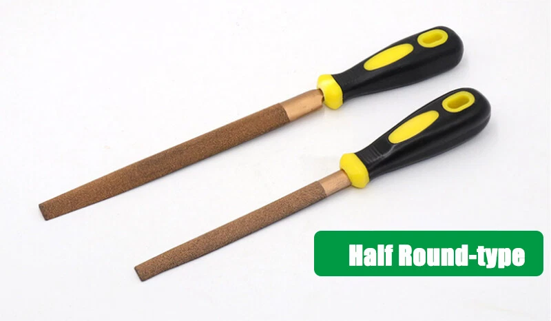 Hand Brazed Milled File - Diamond Metal Sharpening Hole Shaping Debur Files - Image 2 of 4