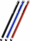 Insignia Stylus Pen - 3 Black/ Red/Blue Universal Capacitive Touch Screen Pens