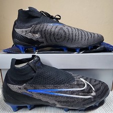Nike Phantom GX Elite DF FG Shadow Black Blue Mens Size 8 New DC9969-040