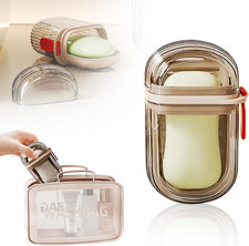 Travel Soap Case,2024 New Portable Soap Container with Lid,Travel Soap Container
