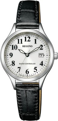 CITIZEN REGUNO KS1-210-20 Quartz Analog Women White-Dial Black-Band Wrist[QR812]