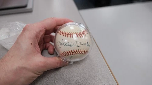 MICKEY MANTLE WILLIE MAYS DUKE SNIDER SIGNED BASEBALL JSA CERTIFIED FREE SHIP