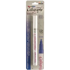 Uchida DecoColor Calligraphy Opaque Paint Marker 2mm-White
