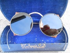 Antique Willson Leather Welding Goggles vintage Steampunk Welder Safety Glasses