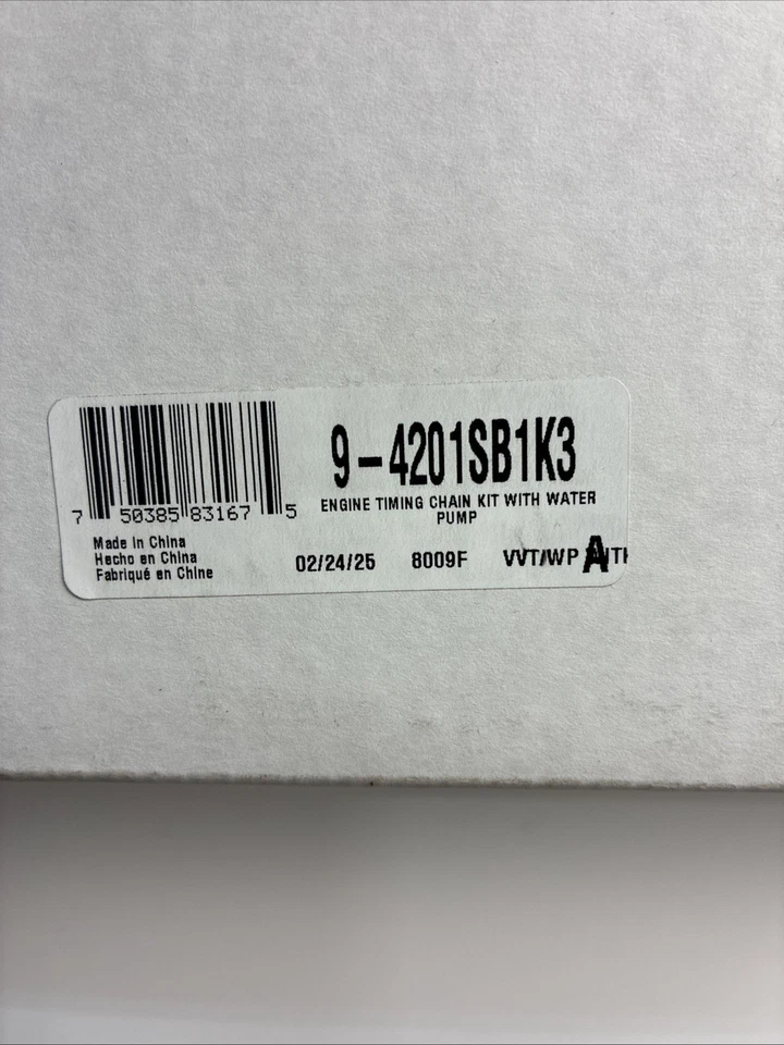 Engine Timing Chain Kit With Water pump 9-4201SB1K3 Chev Equinox - Image 3 of 4