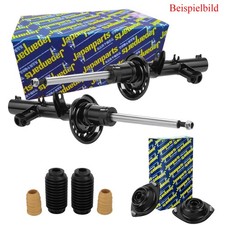 JAPANPARTS 2x Stoßdämpfer +Domlager +Staubschutzsatz vorne für Fiat 500 Ford KA